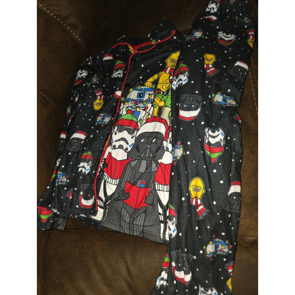 Star wars holiday Christmas pajamas size medium 8